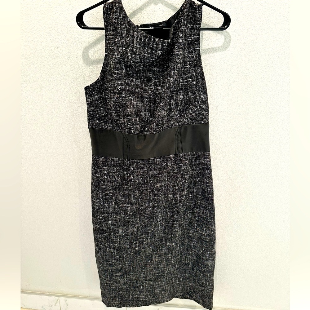 Ectcetera Black Tweed Sheath Dress